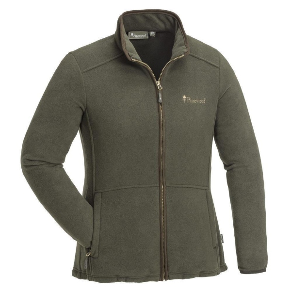 Pinewood 3101 Nydala Damen Fleecejacke Jagdbraun/Wildlederbraun (242) S