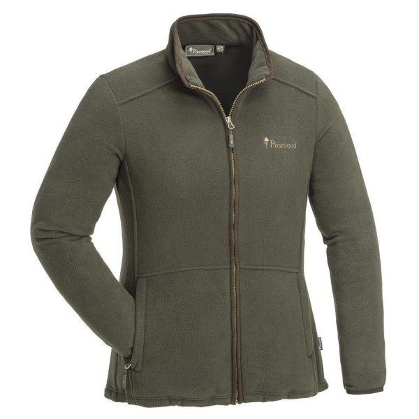 Pinewood 3101 Nydala Damen Fleecejacke Jagdbraun/Wildlederbraun (242) S