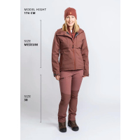 Pinewood 3213 Abisko/Telluz Damenjacke Maron Rose (597)