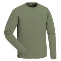 Pinewood 5404 Peached L/S Langarmshirt Mittelgrün (137)