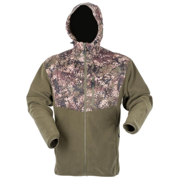 Ridgeline Ascent Half Shell Fleecejacke dirt camo beech XXXL