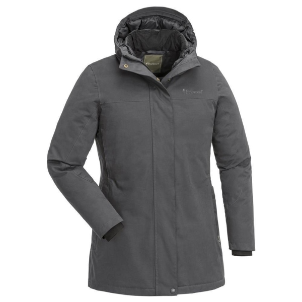 Pinewood 3414 Värnamo Damen Winterjacke Rauchschwarz (437) XL