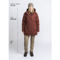 Pinewood 3414 Värnamo Damen Winterjacke D. Copper (566)