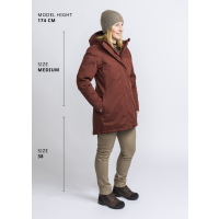 Pinewood 3414 Värnamo Damen Winterjacke D. Copper (566)