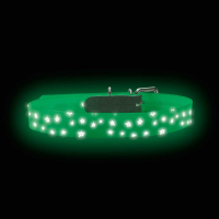 HUNTER Halsband Convenience Reflect Glow weiß Sterne