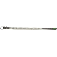 HUNTER Halsband Convenience Reflect Glow weiß Leopardenmuster 65