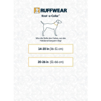 Ruffwear Knot-a-Collar Hundehalsband Blue Moon