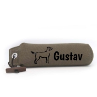 Mystique Dummy Einzel Name Boogaloo khaki Labrador Retriever