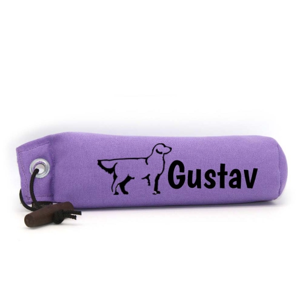 Mystique Dummy Einzel Name Boogaloo lila Golden Retriever