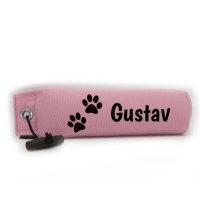 Mystique Dummy Einzel Name Boogaloo pink rosa Pfötchen