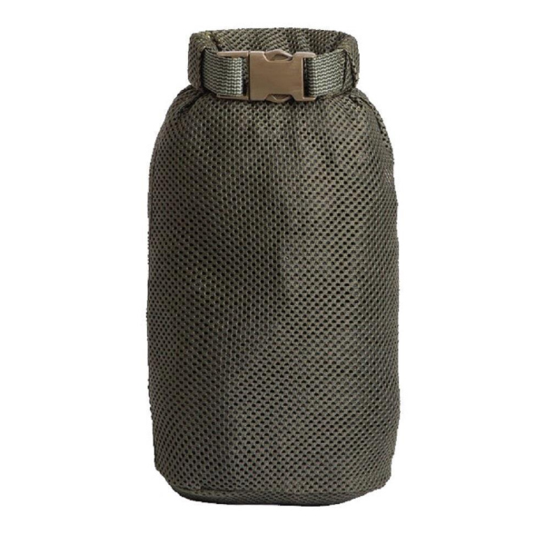 Savotta Rolltop Stuffsack Mesh grün 5L