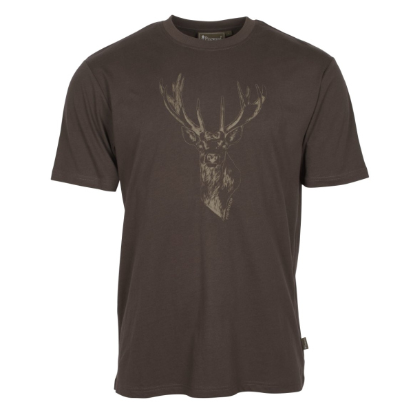 Pinewood 5038 Rotwild T-Shirt Wildlederbraun (241)