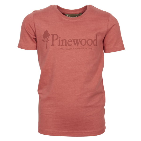 Pinewood 6445 Outdoor Life Kids T-Shirt Pink (507)
