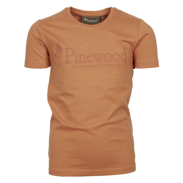 Pinewood 6445 Outdoor Life Kids T-Shirt L. Terracotta (514)