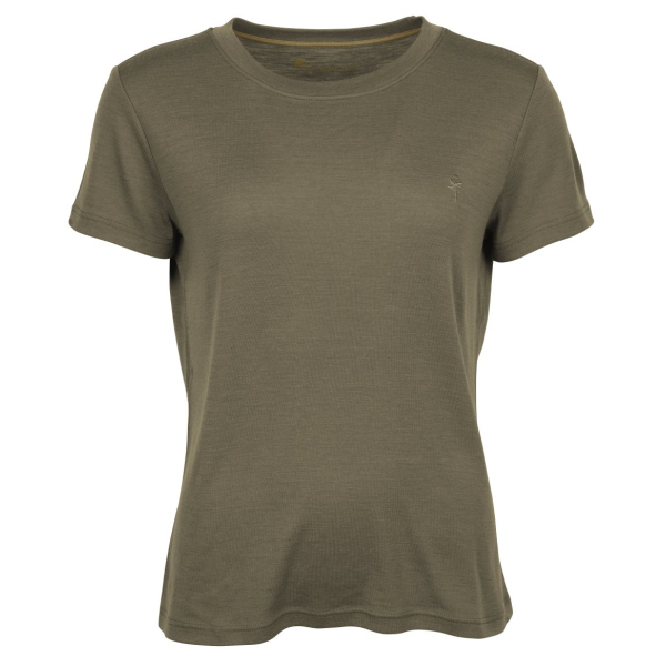 Pinewood 3345 Travel Merino Damen T-Shirt Grün (100) L