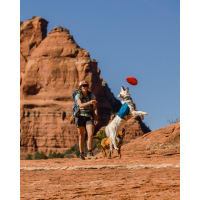 Ruffwear Camp Flyer Spielzeug Red Sumac