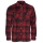 Pinewood 5063 Finnveden Canada Fleece Hemd Rot/ Schwarz (518) XXL