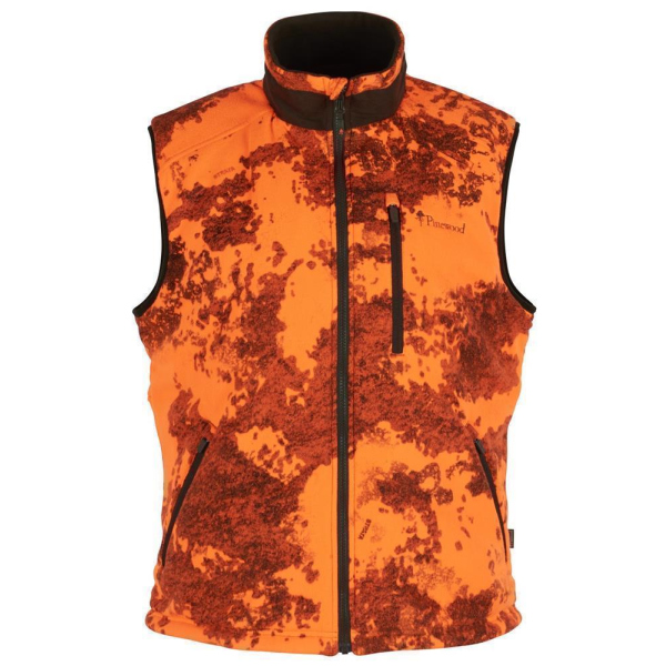 Pinewood 5664 Smaland Reversible Camou Fleece Weste Strata Blaze/ Jagdgrün (992) XXL