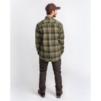 Pinewood 9525 Lumbo Hemd Olive / Wildlederbraun (189) XL