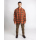 Pinewood 5008 Finnveden Checked Padded Overshirt Terracotta/ Oliv (529) S