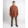Pinewood 5008 Finnveden Checked Padded Overshirt Terracotta/ Oliv (529) XXL