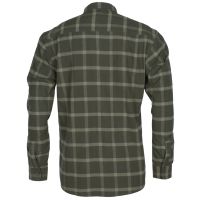 Pinewood 5009 Värnamo Flannel Hemd Dunkelgrün / Grün (124)