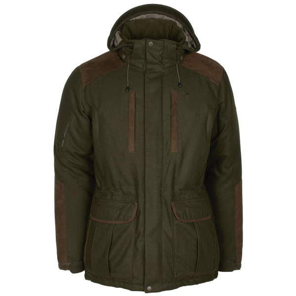 Pinewood 5813 Nydala Insulation Wool Parka Moosgrün/ Wildlederbraun (182)