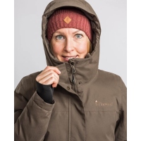 Pinewood 3414 Värnamo Padded Damen Jacke Erdbraun (206)