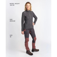 Pinewood 3396 Lappland Felted Wood Damen Jacke D. Grau Melange (423)