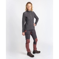 Pinewood 3396 Lappland Felted Wood Damen Jacke D. Grau Melange (423) XL