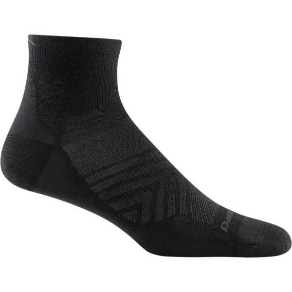 Darn Tough Run Quarter 1/4 Ultra Lightweight Socken schwarz