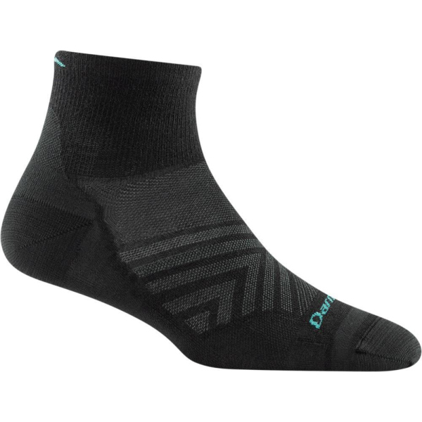 Darn Tough Run Quarter 1/4 Ultra Lightweight Socken schwarz Damen