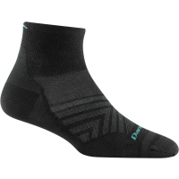 Darn Tough Run Quarter 1/4 Ultra Lightweight Socken schwarz Damen