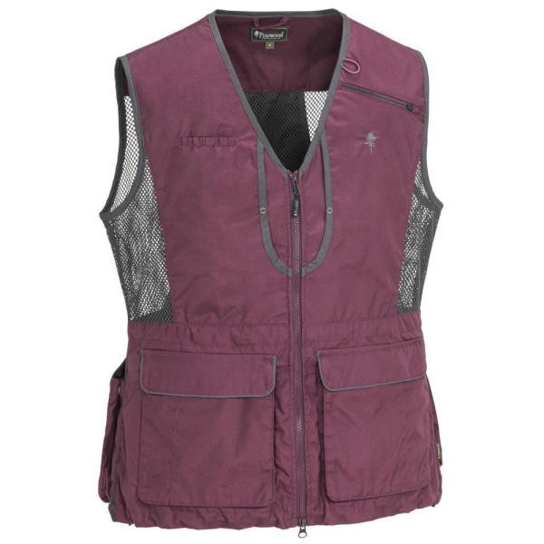 Pinewood 3184 Dog Sports 2.0 Damen Weste Pflaume/Anthrazit (582) 3XL
