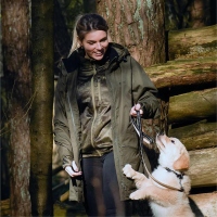 Pinewood 3181 Wilda Damen Parka Moosgrün (135) S