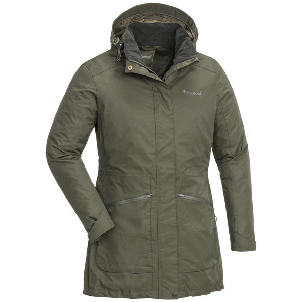 Pinewood 3181 Wilda Damen Parka Moosgrün (135) XL