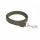 Mystique® Gummierte Leine 15mm ohne Handschlaufe Standard Karabiner khaki 50cm