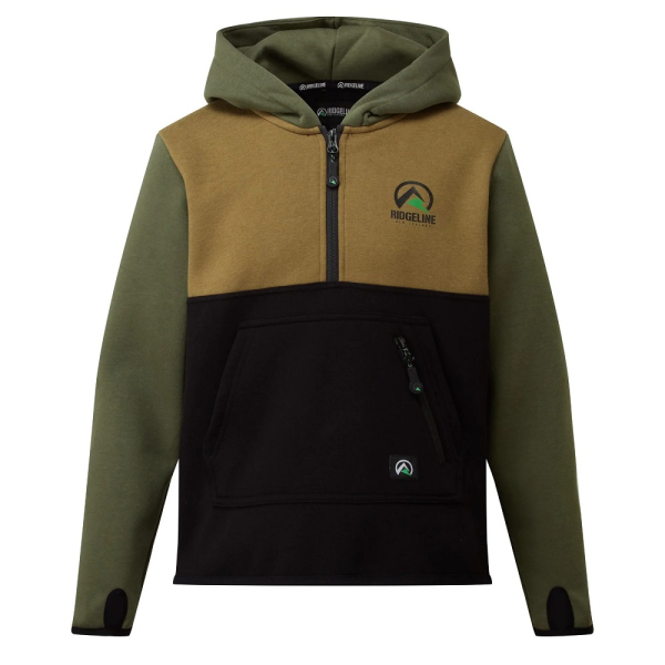 Ridgeline Kids Tribe Hoodie Tri Colour