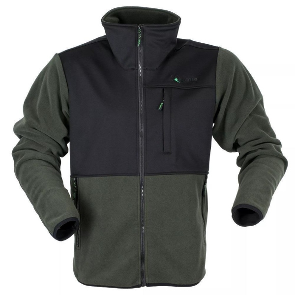 Ridgeline Kids Hybrid Fleece Top Olive/ Black 10 Jahre