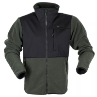 Ridgeline Kids Hybrid Fleece Top Olive/ Black 10 Jahre