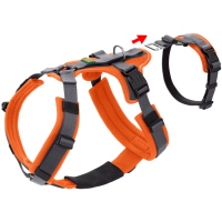 HUNTER Sicherheitsgeschirr mit Griff Maldon Orange/Grau XS-S