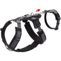 HUNTER Sicherheitsgeschirr mit Griff Maldon Schwarz/Grau S-M