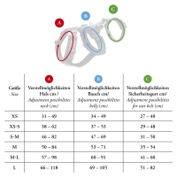HUNTER Sicherheitsgeschirr mit Griff Maldon Schwarz/Grau S-M