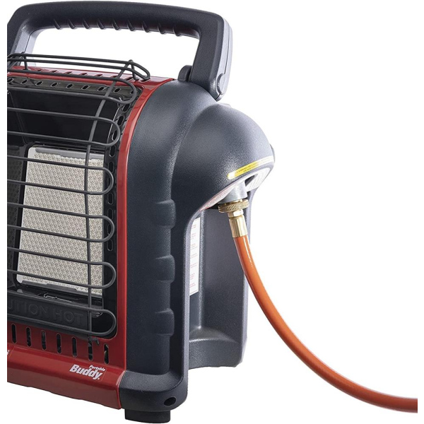 Mr. Heater Portable Gasheizung Buddy inkl. Adapter für Gas mit einem ölfreien Schlauch