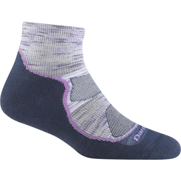 Darn Tough Quarter Wandersocken Damen Cosmic Purple