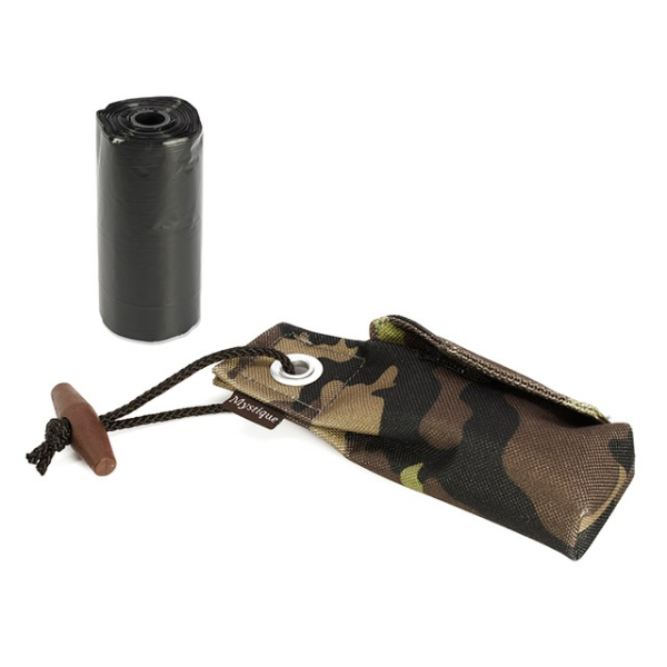 Mystique Pocket Go Toi + 1 Rolle Kotbeutel (20 Stk) camo