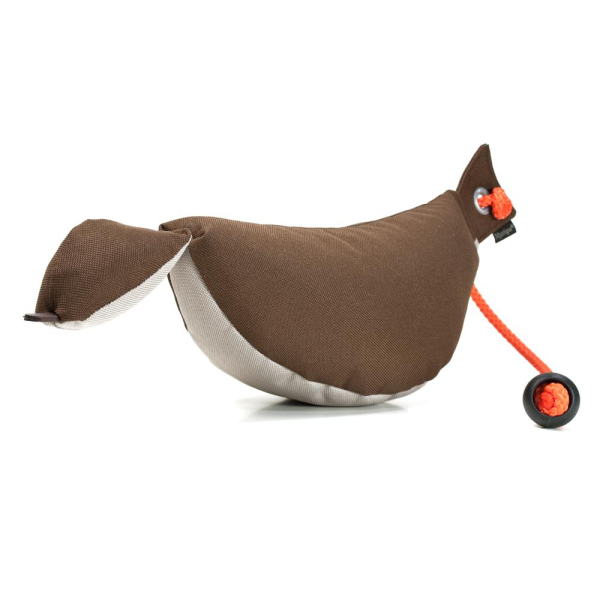 Mystique Bird Dog Dummy groß 350g braun / beige