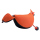 Mystique Bird Dog Dummy gro&szlig; 350g schwarz / orange