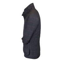 Tweed Jacke Derby Herren blue tweed M