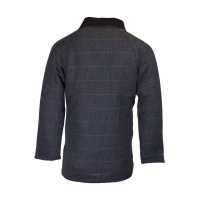 Walker and Hawkes Herren Tweed Jacke Derby Barlaston – Blue Tweed M